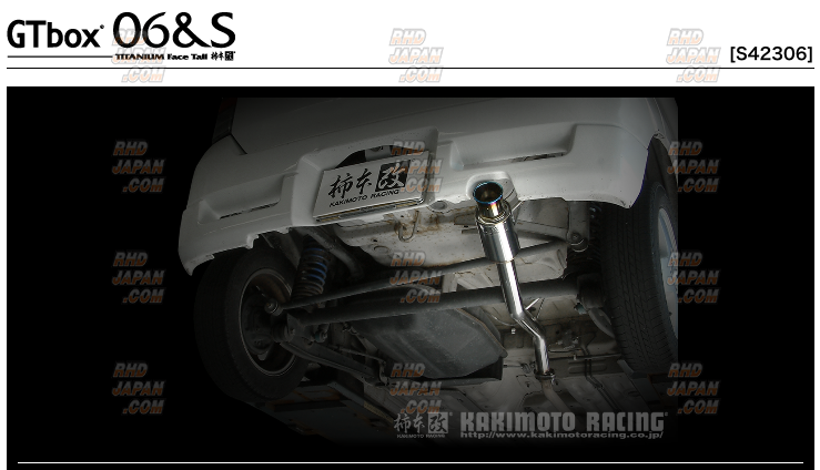 Kakimoto Racing GT Box 06&S Exhaust - HA22S MC21S MC22S HN22S